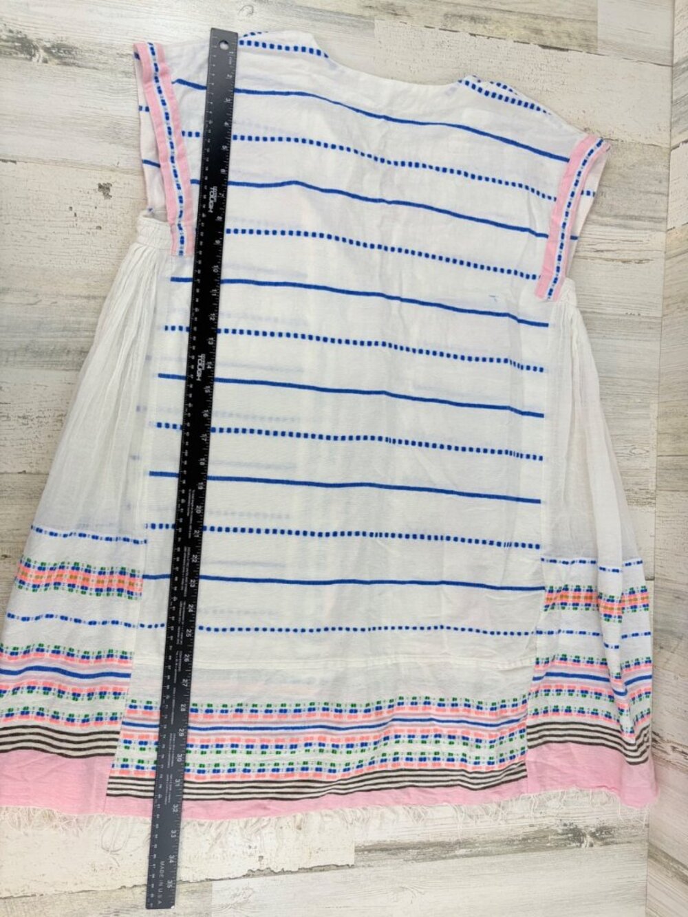 LemLem Elina Caftan Sz S Mini Dress Beach Cover Up - Picture 11 of 12